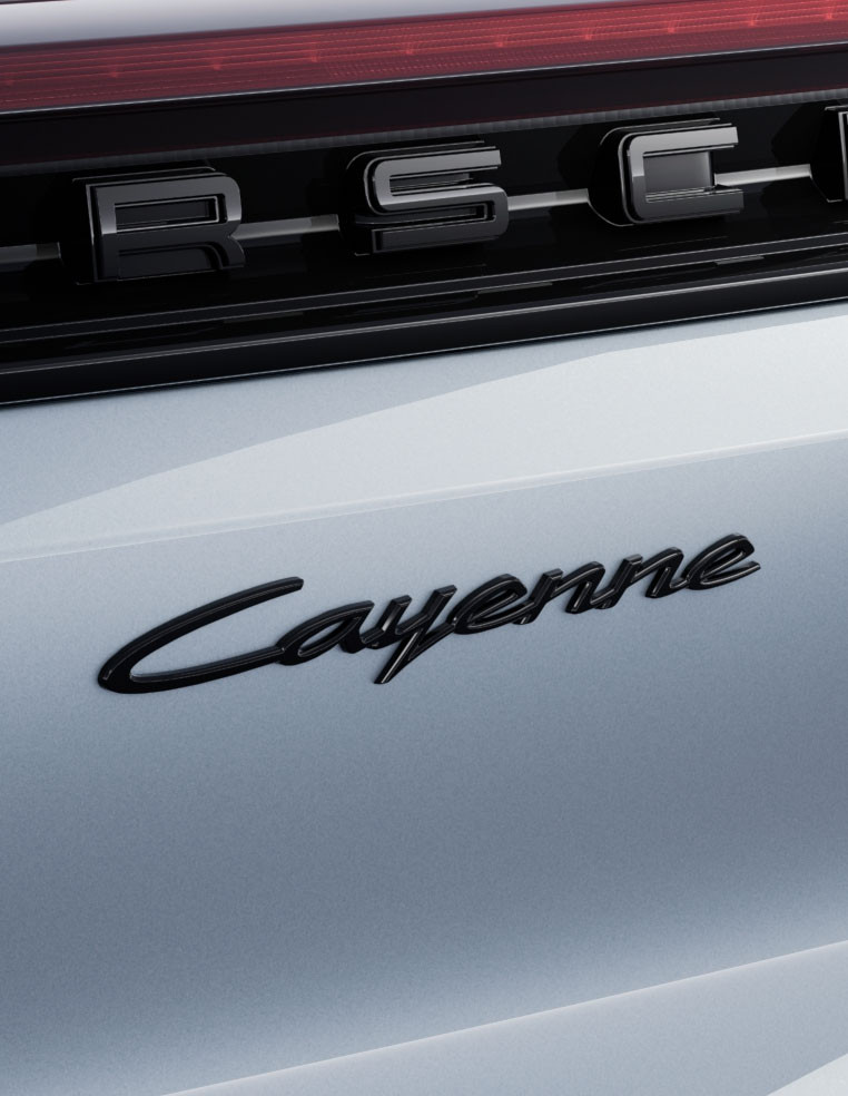 Logo Cayenne E3 II glossy black