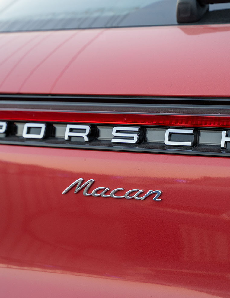 PORSCHE MACAN CHROME EMBLEM LOGO BADGE