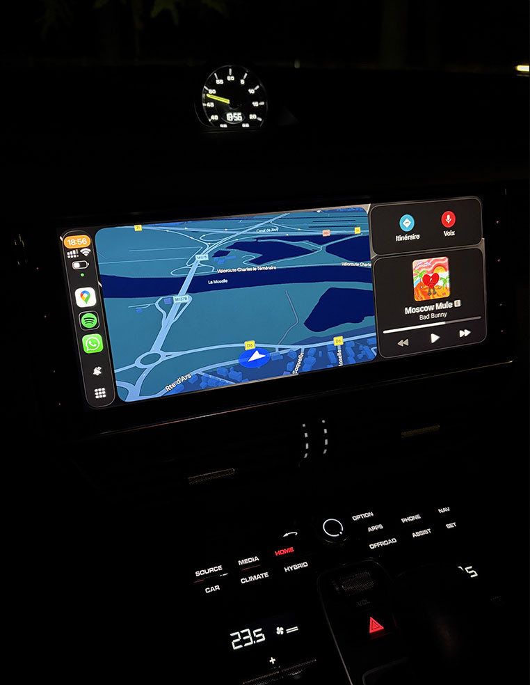 Activation CarPlay / Android Auto en plein écran (Fullscreen)