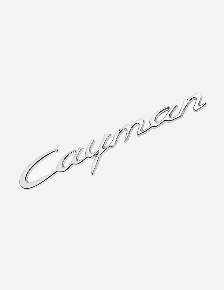 Porsche 718 Cayman lettering rear emblem monogram 2