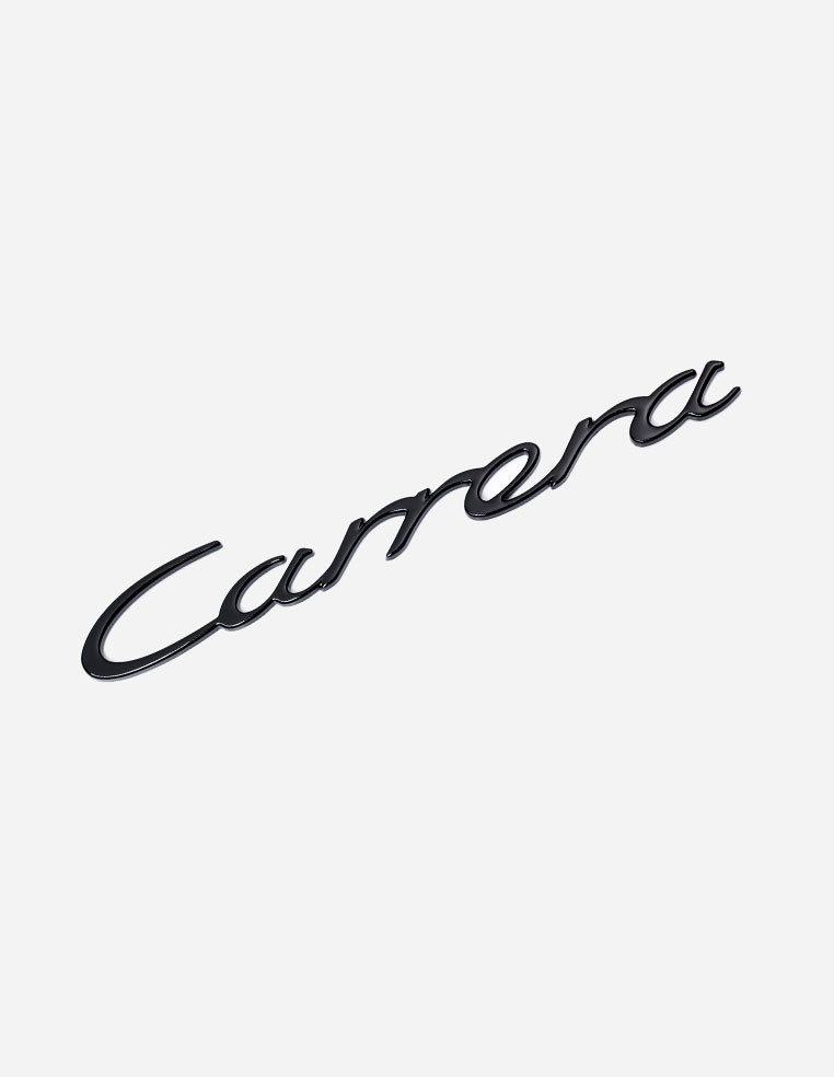 Porsche Carrera Lettering rear emblem