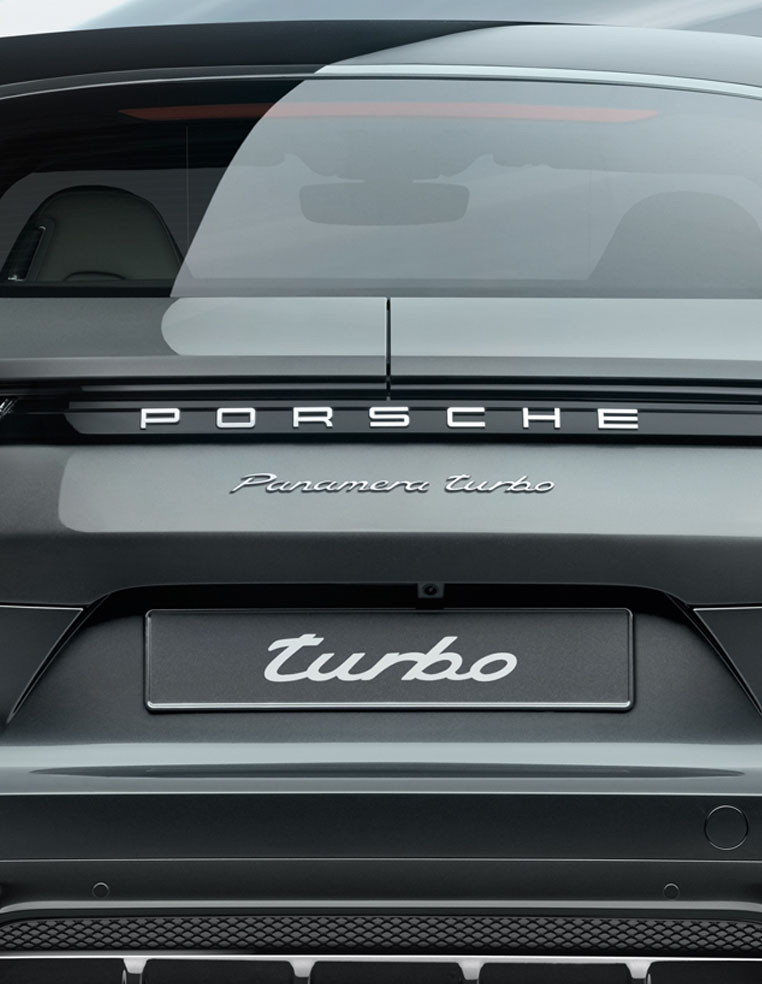 Panamera lettering