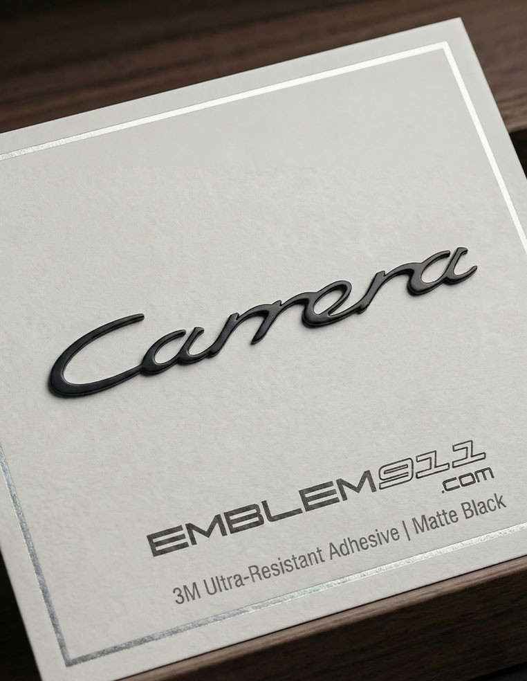 Carrera Lettering Matte Black