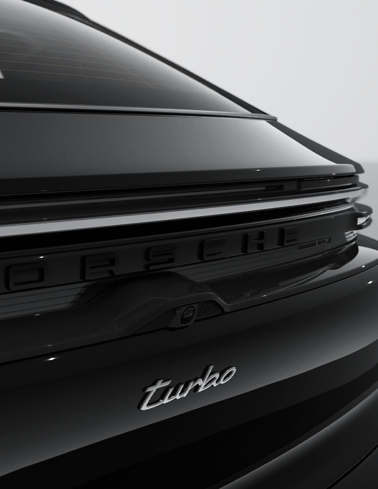 Lettering Turbo new glossy silver 2
