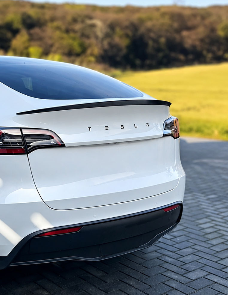 Tesla Rear Trunk Lettering Glossy Black Model S, X, 3 & Y