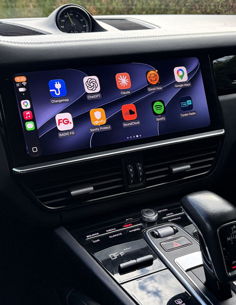 Activation CarPlay / Android Auto sans fil et en plein écran (Fullscreen)