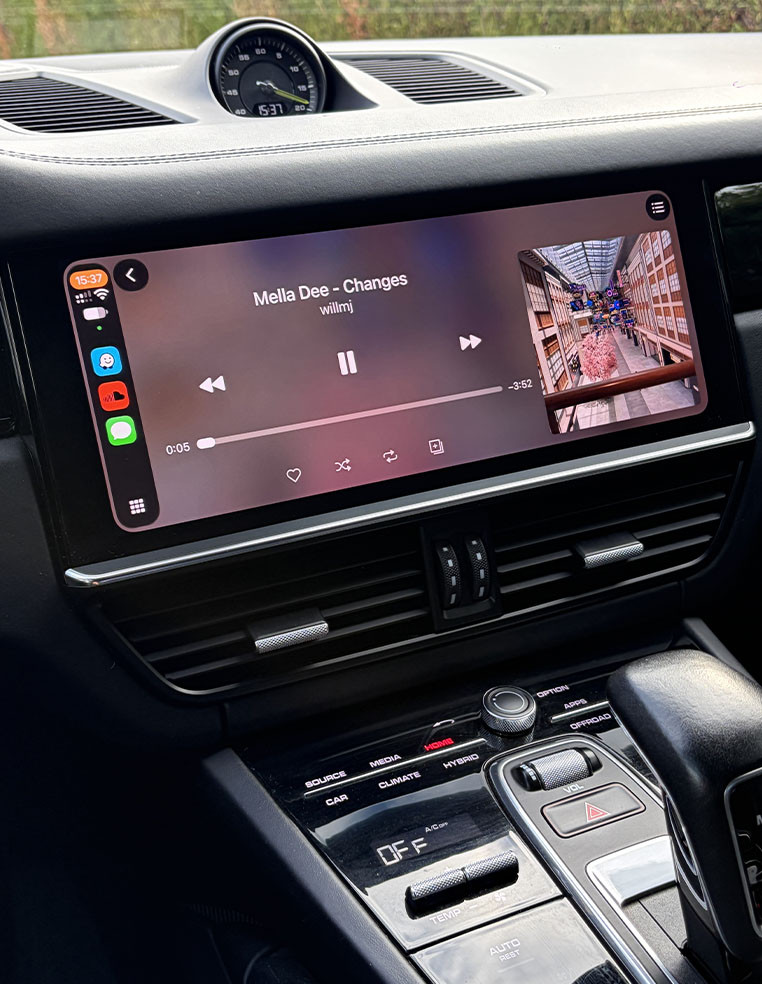 Activation CarPlay / Android Auto sans fil et en plein écran (Fullscreen)