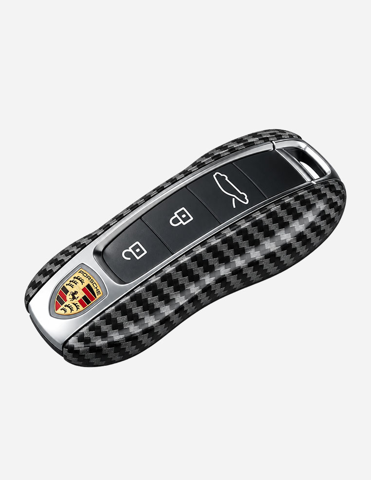 Porsche Carbon Fiber Key Sides for 911, Taycan, Panamera and Cayenne